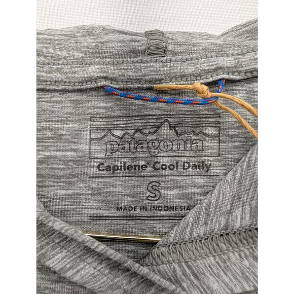 New Patagonia Men's Capilene Cool Daily Hoody in Feather Grey Size Small - Picture 6 of 8